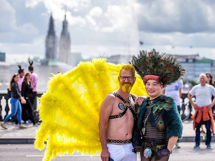  Street Festivals / Christopher Street Day in Hamburg, Germany