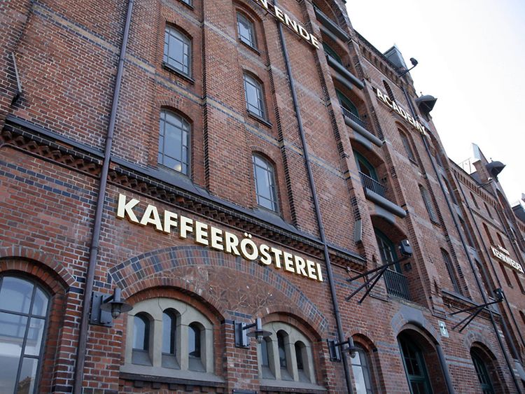  Entrance coffee roastery warehouse district Hamburg