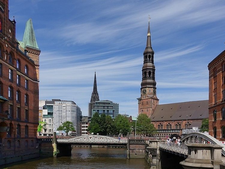  One of the five major churches in Hamburg