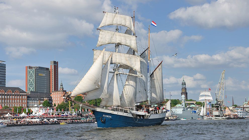 Ships Hamburg Port Anniversary