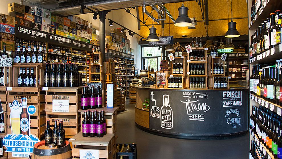 Visit the brewery's craft beer store.
