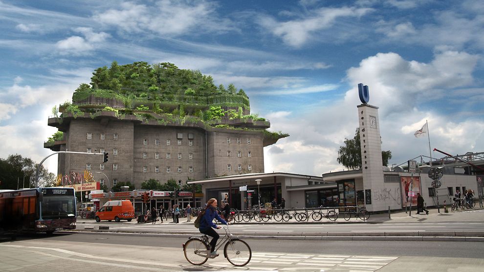 On 8,250 sqm people can do urban gardening as well as partying.
