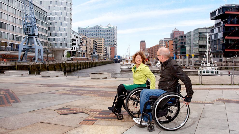 Hamburg for people with handicap