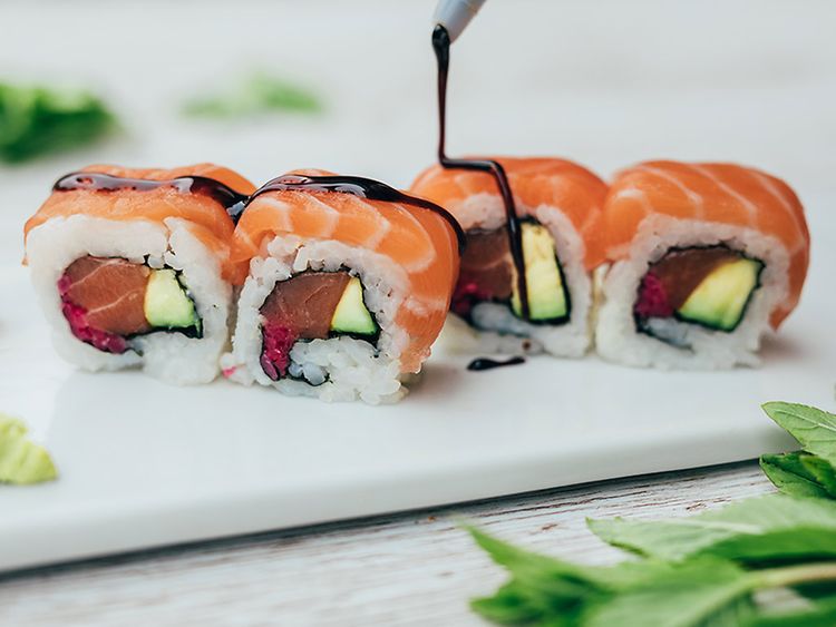  Sushi Rolls at Katana Hamburg