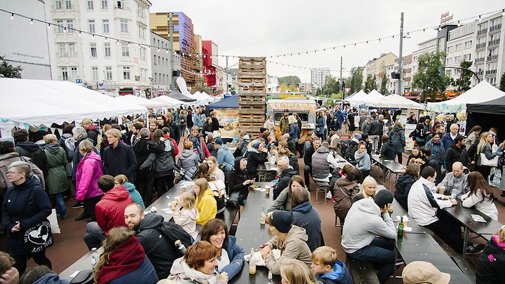 Vegan Street Festival in Hamburg, Germany