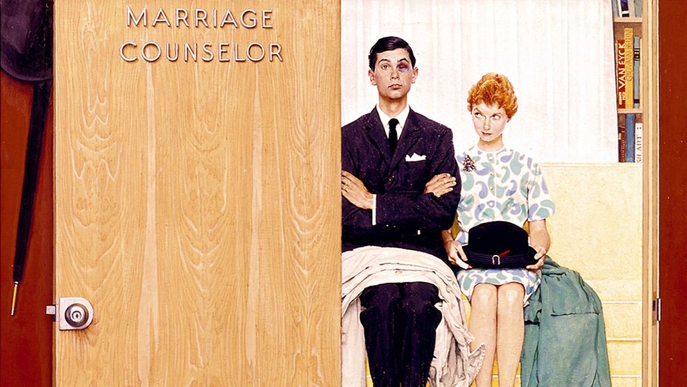 Norman Rockwell: Marriage Counselor, 1963, Norman Rockwell Art Collection Trust