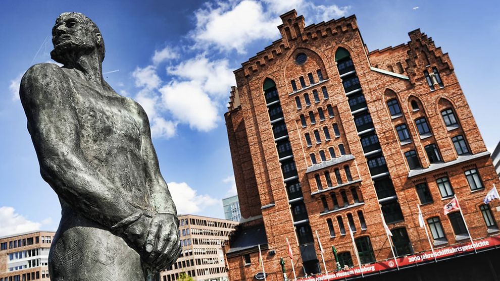 Klaus Störtebeker statue in Hamburg, Germany