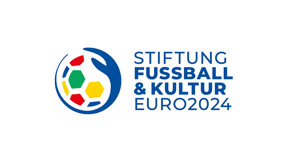 Logo of the Stiftung Fußball & Kultur EURO 2024 gGmbH.